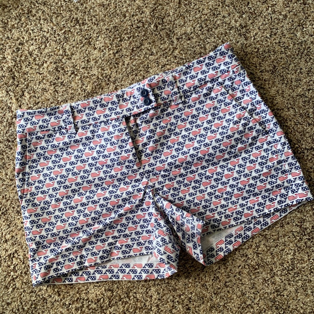 Vineyard Vines Patriotic Whale Shorts